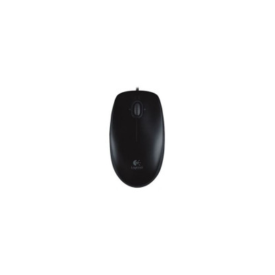 Mouse Logitech M100 óptico alámbrico USB-A 1000DPI negro 910-001601