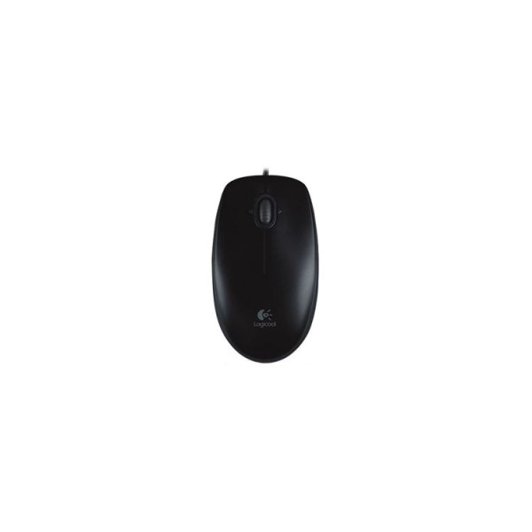 Mouse Logitech M100 óptico alámbrico USB-A 1000DPI negro 910-001601