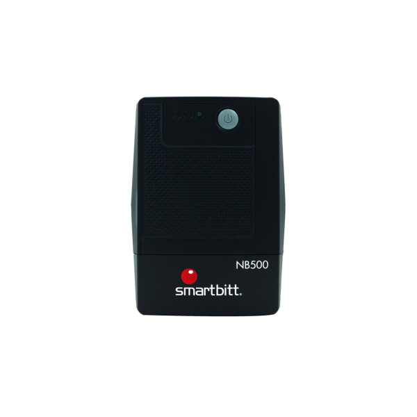 NO BREAK INTERACTIVO SMARTBITT SBNB500 500VA / 250W, CLAVIJA NEMA 5-15P, 4 CONTACTOS, TIPO NEMA 5-15R, TODOS CON RESPALDO DE