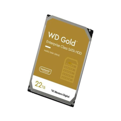 Disco duro interno WD gold 22TB 3.5 escritorio SATA3 6GB/s 512MB WD221KRYZ