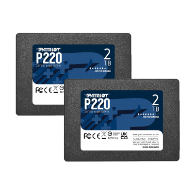 Unidad de estado sólido interno Patriot P210 256GB 2.5 SATA LECT.520 P210S256G25