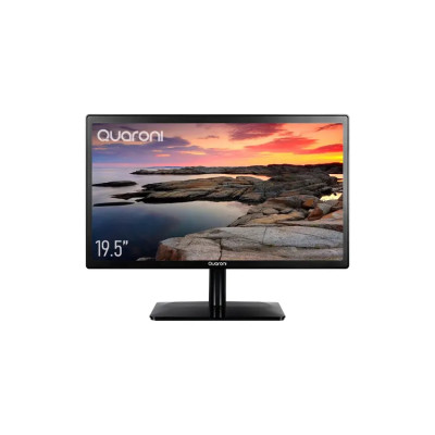 Monitor LED HD Quaroni 19.5" resolución HD 1366X768 PX MQ19-02
