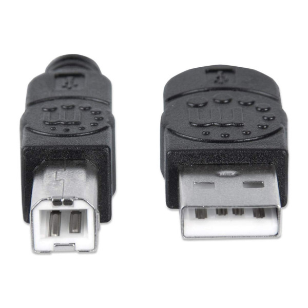 Cable USB Manhattan 337779 V2.0 a-B 5.0m alta velocidad