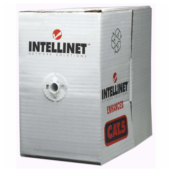 Bobina Intellinet 704663 CAT 6 CCA 305m Solida gris