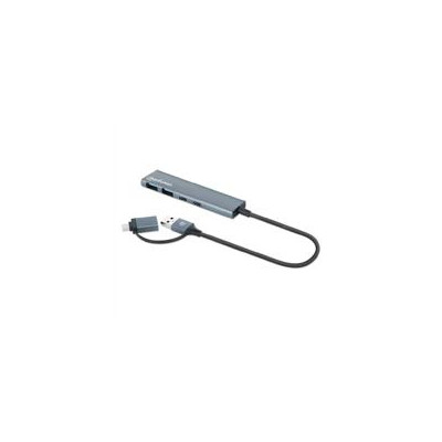 HUB MANHATTAN/181075/HUB de 4 puertos USB 3.2 2 USB-A y 2 USB-C