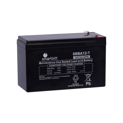 BATERIA SMARTBITT SBBA12-9 12V/9AH COMPATIBLE CON SBNB750, SBNB900LCD, SBNB1000, SBNB1200, SBNB2200PROII Y SBNB3200PROII