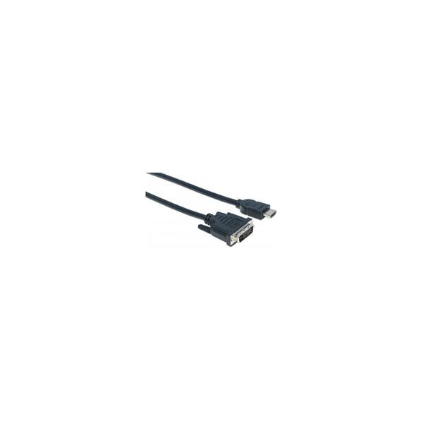 CABLE HDMI,MANHATTAN,372510, - DVI-D M-M 3.0M