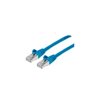 Cable patch Intellinet 741507 CAT 6A 4.2M14.0F S/FTP azul