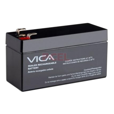 BATERIA DE REEMPLAZO VICA 12V 5AH, GENERICA COMPATIBLE CON EL 80% DE NO BREAKS DE OTRAS MARCAS, 1 AÑO DE GARANTIA VICA 12V-5AH