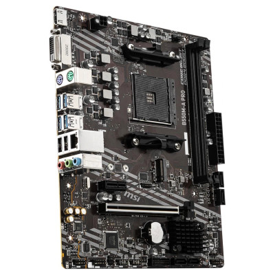 MB MSI B550 AMD S-AM4 5A GEN/2XDRR4 2667MHZ/PCIE 4.0/HDMI/DVI/4XUSB 3.2/M.2/MICRO ATX/GAMA MEDIA PRO B550M-P