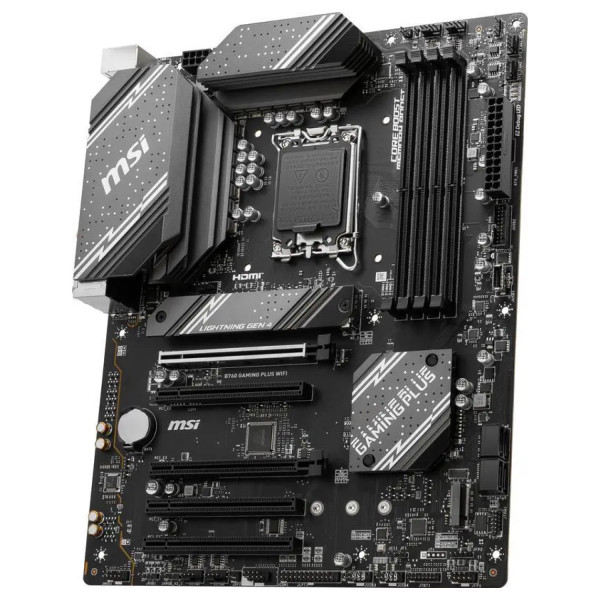 MB MSI B760 Intel S-1700 14A/13A/12A GEN/4X DDR5 4800/1XDP/HDMI/M.2/4X USB3.2/WIFI/BLUETOOTH / B760 Gaming Plus WIFI