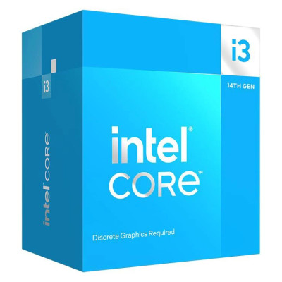 Procesador Intel Core I3-14100 S-1700 14A Gen /hasta 4.7 Ghz /cache 12MB /4 Cores /graficos UHD 730 /con Disipador BX8071514100