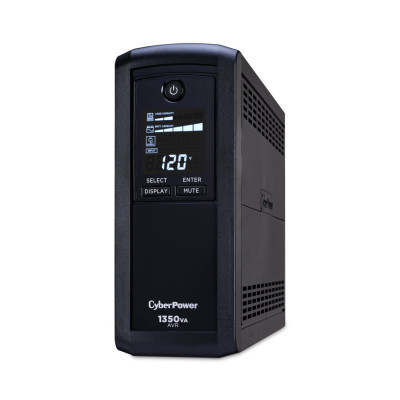 NO BREAK CYBERPOWER CP1350AVRLCD 1350 VA/ 815 WATTS, INTERACTIVO, TORRE, 10 NEMA 5-15R, 5 RESPALDO Y 5 SUPRESIN, CP1350AVRLCDa