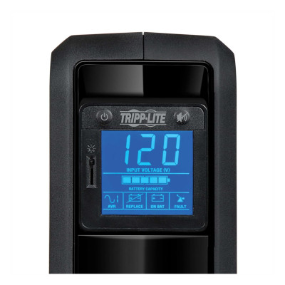 NO BREAK TRIPP-LITE OMNI650LCD INTERACTIVO DE 120V 650VA Y 350W TORRE PANTALLA LCD PUERTO USB. GARANTIA POR 3 AÑOS.