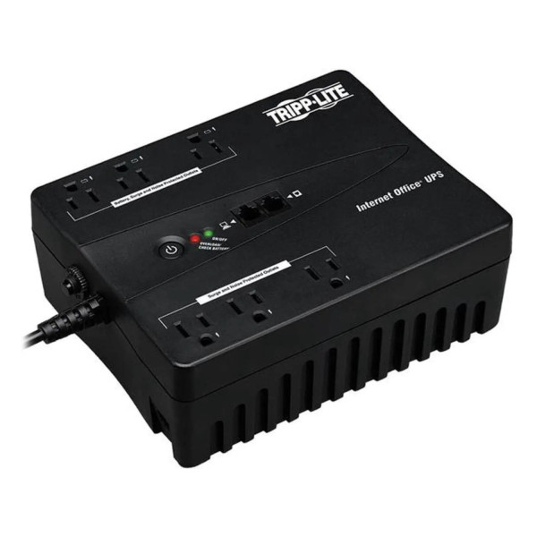 INTERNET350U UPS TRIPP-LITE STANDBY 350VA/210W, ULTRA COMPACTO, USB, 6 CONTACTOS - NEMA 5-15R, 120V, 50HZ / 60HZ, USB,3 AÑOS DE