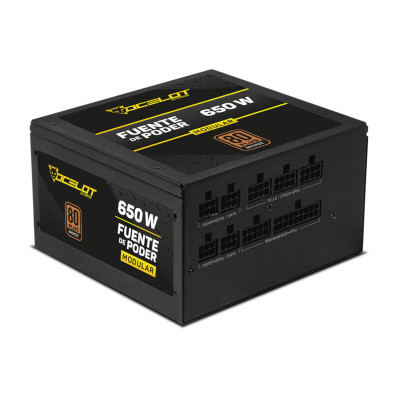 FUENTE DE PODER OCELOT GAMING OPS650 / ATX / 650W / MODULAR / 80 PLUS BRONCE / COLOR NEGRO