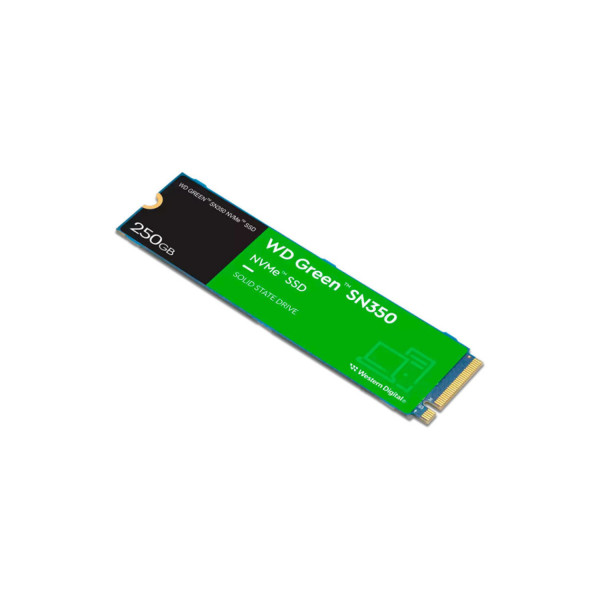 UNIDAD DE ESTADO SOLIDO SSD INTERNO WD GREEN SN350 250GB M.2 2280 NVME PCIE GEN3 LECT.2400MBS ESCRIT.1500MBS WDS250G2G0C-00CDH0