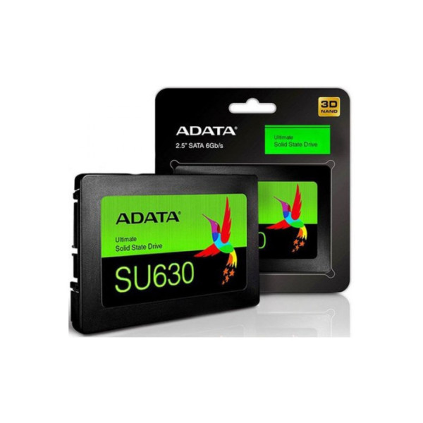 UNIDAD DE ESTADO SOLIDO SSD INTERNO ADATA SU630 240GB 2.5 SATA3 LECT.520 ESCRIT.450 MBS 7MM PC LAPTOP MINIPC SIN BRACKET 3DNAND