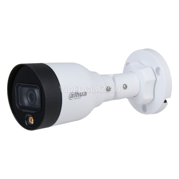 CAMARA IP DAHUA BULLET FULL COLOR 2 MEGAPIXELES/ LENTE DE 2.8MM/ LUZ BLANCA DE 15 MTS/ H.265/ DH-IPC-HFW1239S1N-LED-0280B-S4