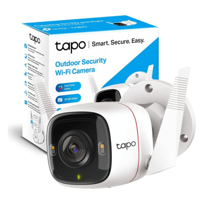 CAMARA IP TP-LINK TAPO C320WS WIFI 2K QHD MICROSD 4 MP MICROSD 256GB IP66 ALARMA FUNCIONA CON GOOGLE Y ALEXA