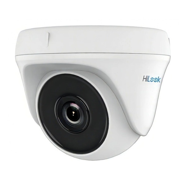 CAMARA HILOOK TURRET TURBOHD 2 MEGAPÍXELES (1080P) / LENTE 2.8 MM / 20 MTS IR EXIR / TVI-AHD-CVI-CVBS / IP66 / METAL THC-T120-M