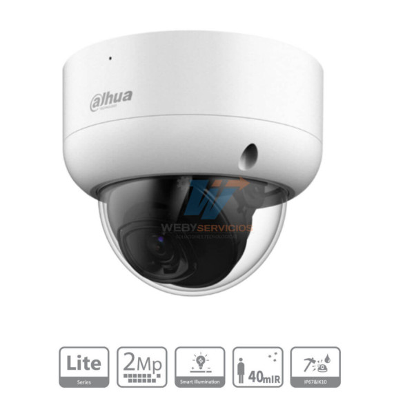 CAMARA ANALOGA/DAHUA/ HAC-HDBW1200EA/ DOMO DE 2 MEGAPIXELES ANTIVANDALICA/ 1080P/ LENTE 2.8 MM/ 115 GRADOS DH-HAC-HDBW1200EAN