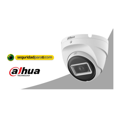 CAMARA HDCVI X PLUS/ DAHUA/ HAC-T2A21N-U-IL-A/DOMO DE 2 MP/LENTE DE 2.8 MM CON APERTURA HASTA 100°/ DH-HAC-T2A21N-U-IL-A