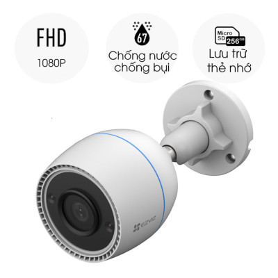 CAMARA EZVIZ C3TN 2MP, COMPATIBLE CON MICROSD 56 GB, IP67, VISIÓN NOCTURNA INFRARROJA INFRARROJA DE HASTA 30 M CS-C3TN (1080P