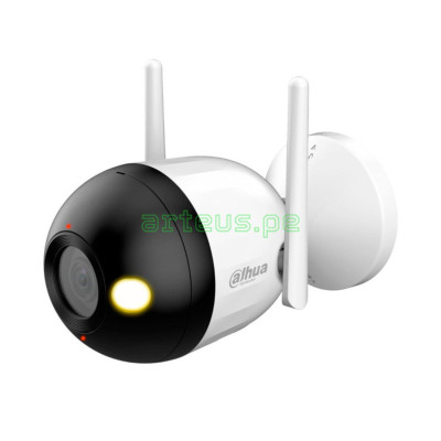 CAMARA IP/ DAHUA/ F2C-LED/ BULLET WIFI DE 2 MP/ FULL COLOR/ MICROFONO INTEGRADO/ 30 MTS DE LUZ VISIBLE/ RANURA PARA DH-F2C-LED