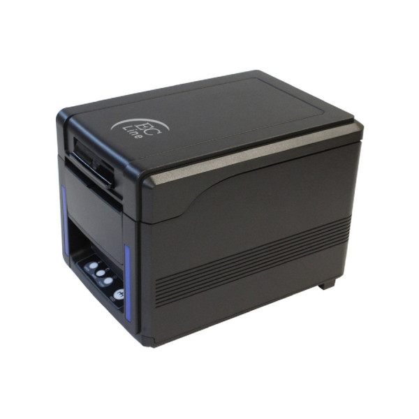 MINIPRINTER EC LINE EC-PM-80340, NEGRO, TERMICA, 80 MM, USB, SERIAL, ETHERNET (RED), RJ11, CORTE AUTOMATICO, 300 MM/SEG, ALERTA