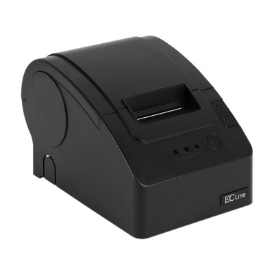 MINIPRINTER EC LINE EC-PM-58110, NEGRO, TERMICA, 58 MM, USB, SERIAL, RJ11, CORTE MANUAL, 110 MM/SEG
