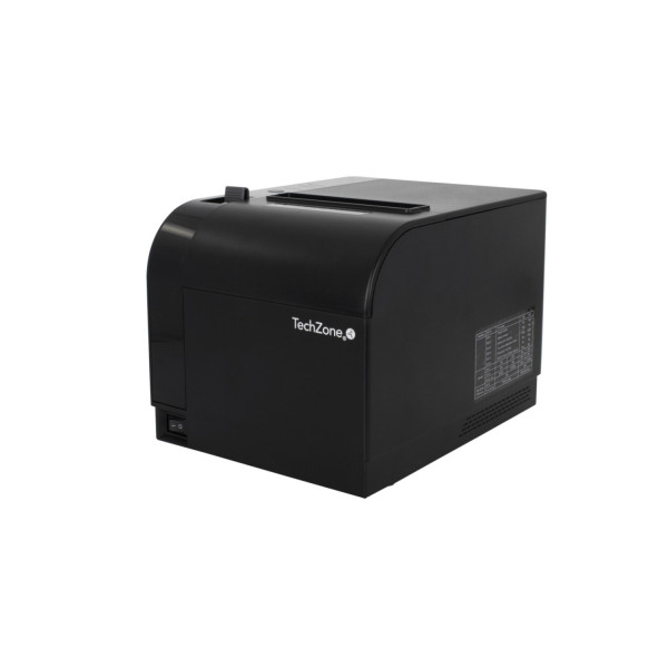 MINIPRINTER - TECHZONE - TZBE301 - TERMICA DIRECTA - 80 MM - VEL 300 MM/S - 203 DPI - USB - SERIAL - RJ45 - RJ11 - CORTADOR