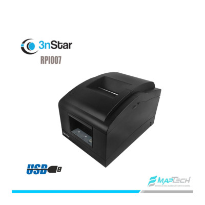 MINIPRINTER 3NSTAR RPI007, NEGRO, MATRIZ, 9 PINES, USB, 76 MM, 4,5 LINEAS/SEG